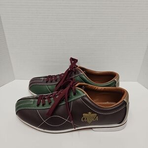 Men's Green and Brown Athletic Shoes
